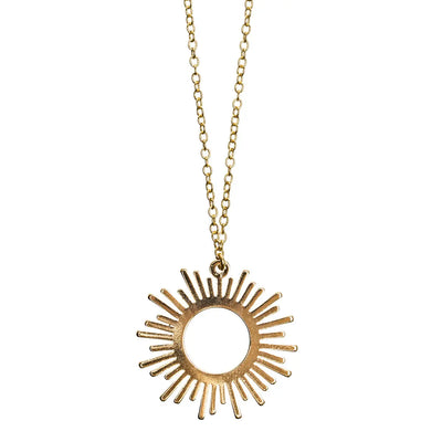 Long Necklace Sun Gold