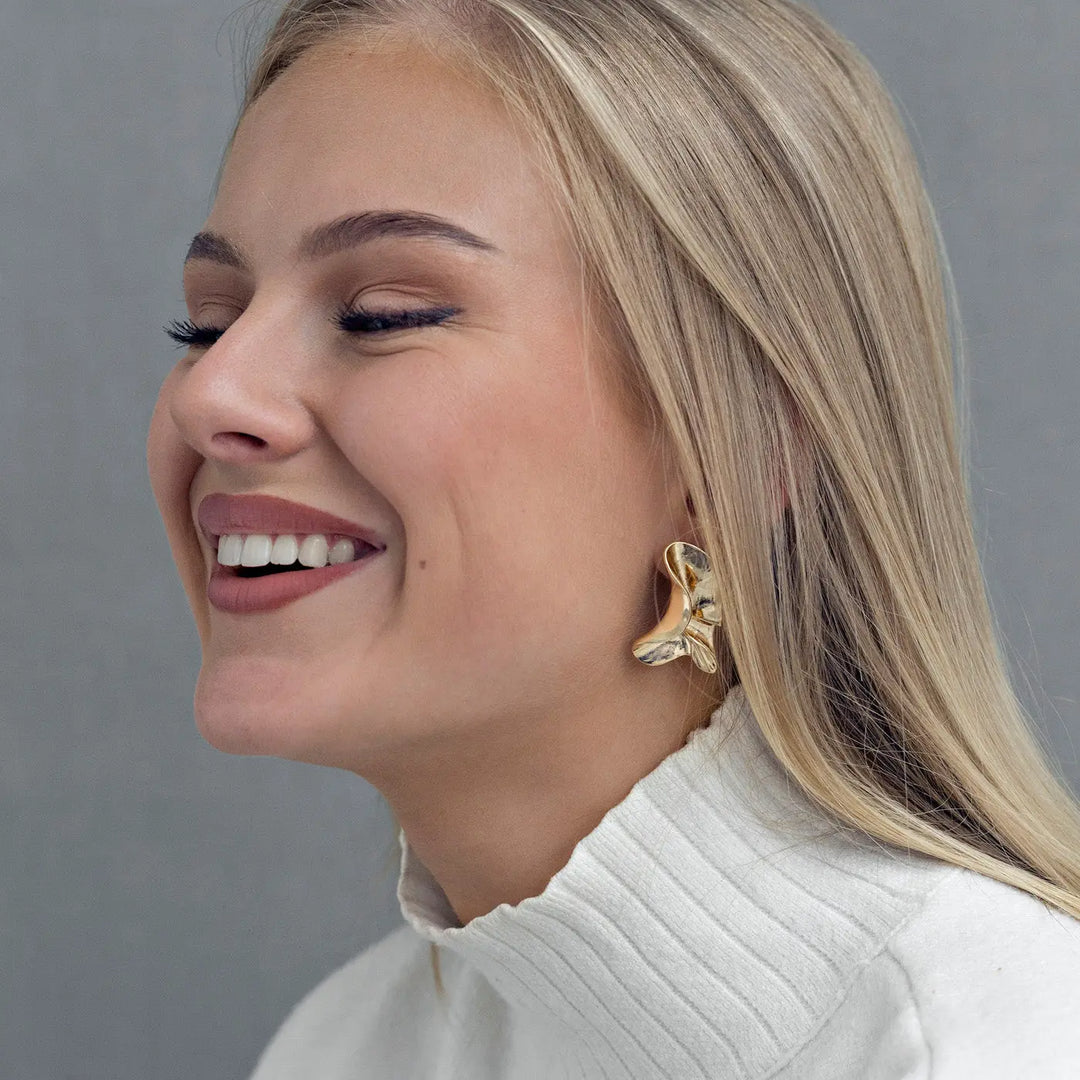 Melted statement earring Timi of Sweden