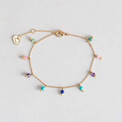 Colorful Precious Stone Bracelet