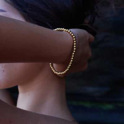Natalie - Medium Beads Bracelet Stainless Steel