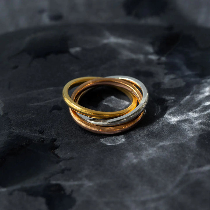 Jules - Triple Color Ring Stainless Steel Timi of Sweden